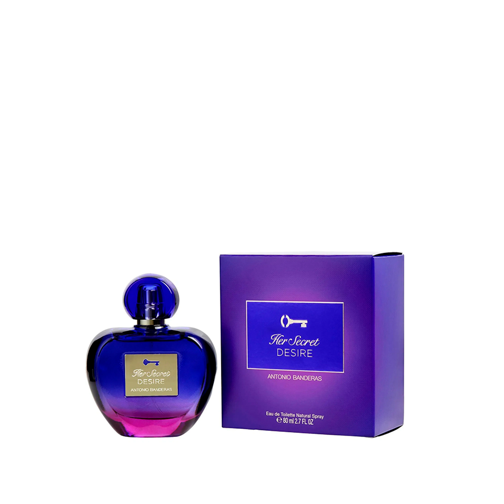 Antonio Banderas her secret desire eau de toilette 80ml
