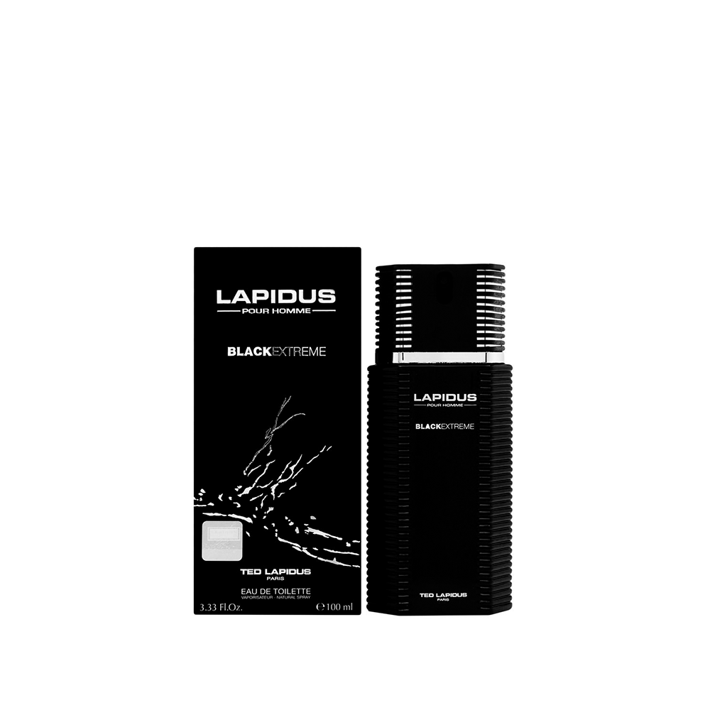 Lapidus pour homme black extreme eau de toilette 100ml
