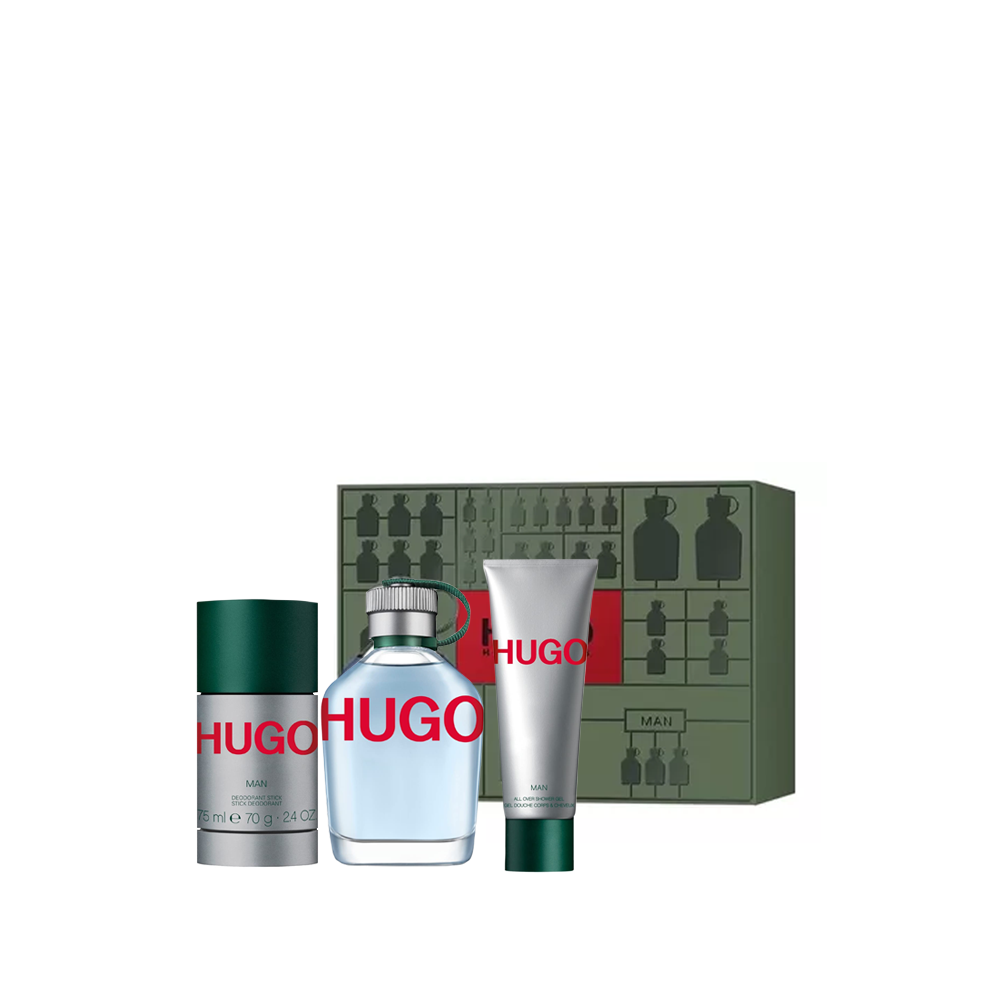 Set Hugo Man 3 pzs