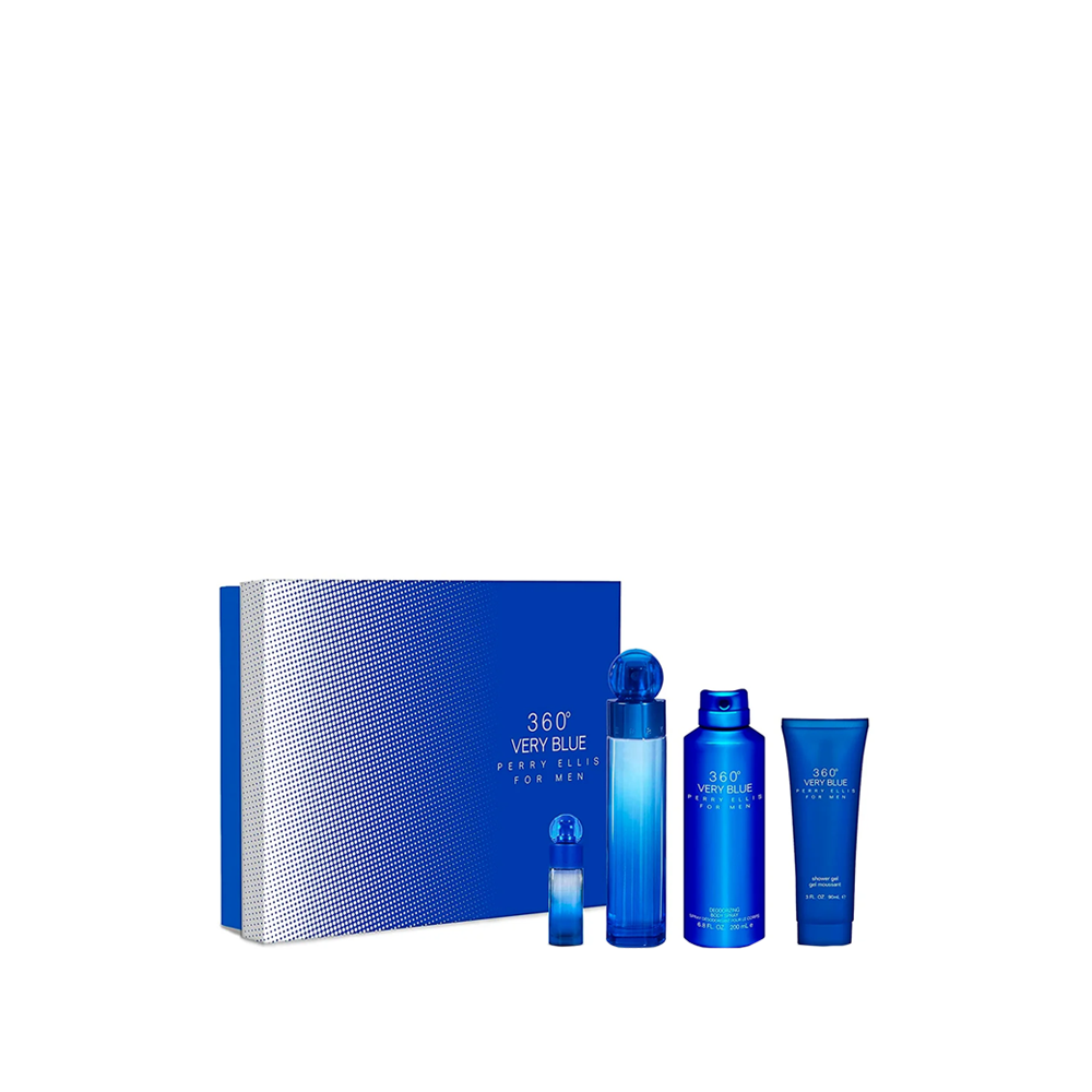 Set Perry Ellis 360 Very Blue 4 pzs