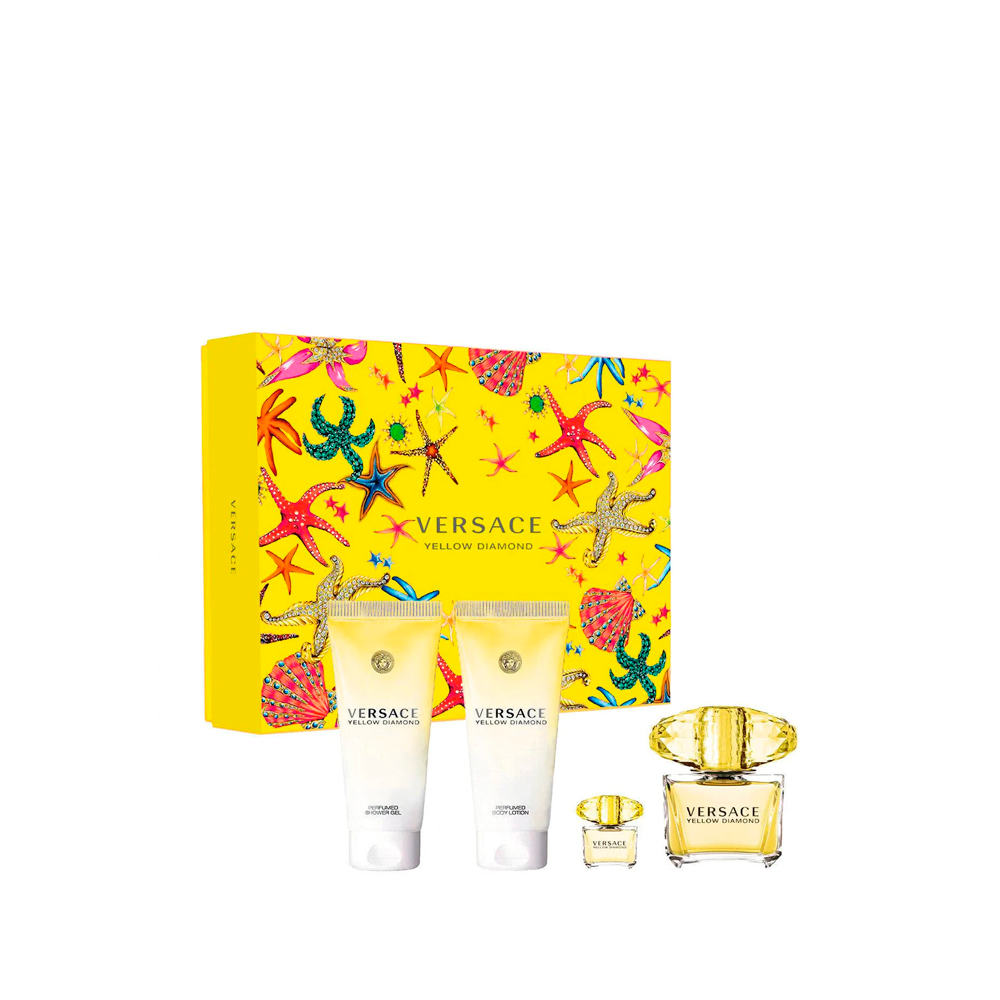 Set Versace Yellow Diamond 4 pzs