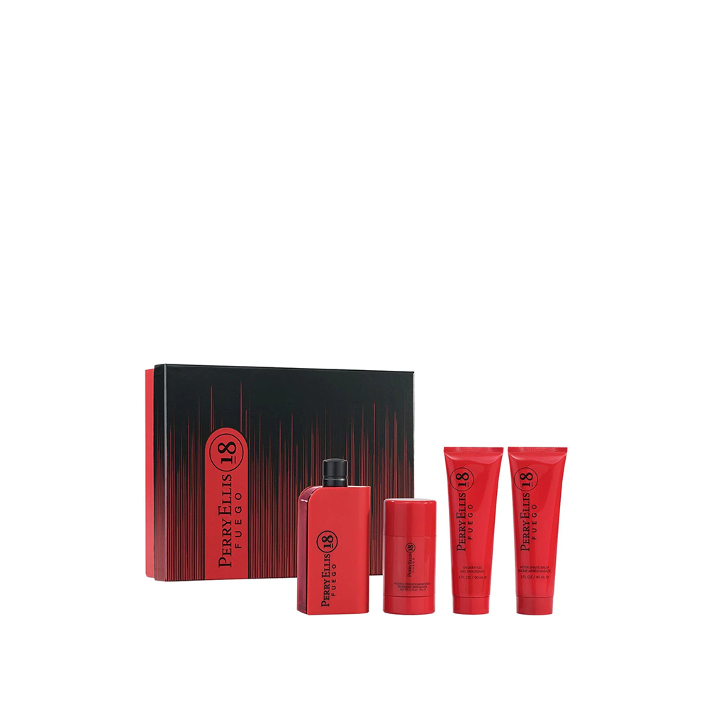 Set Perry Ellis 18 Fuego 4 pzs