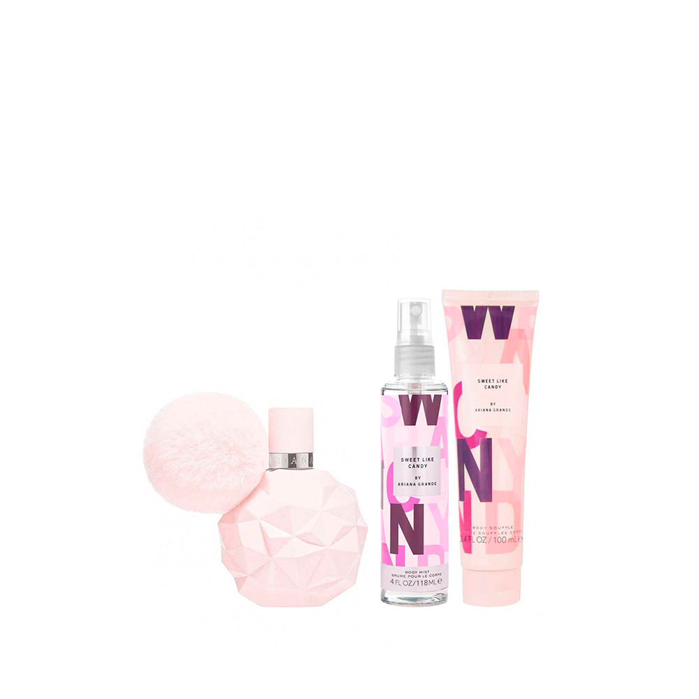 Set Ariana Grande Sweet Like Candy 3 pzs