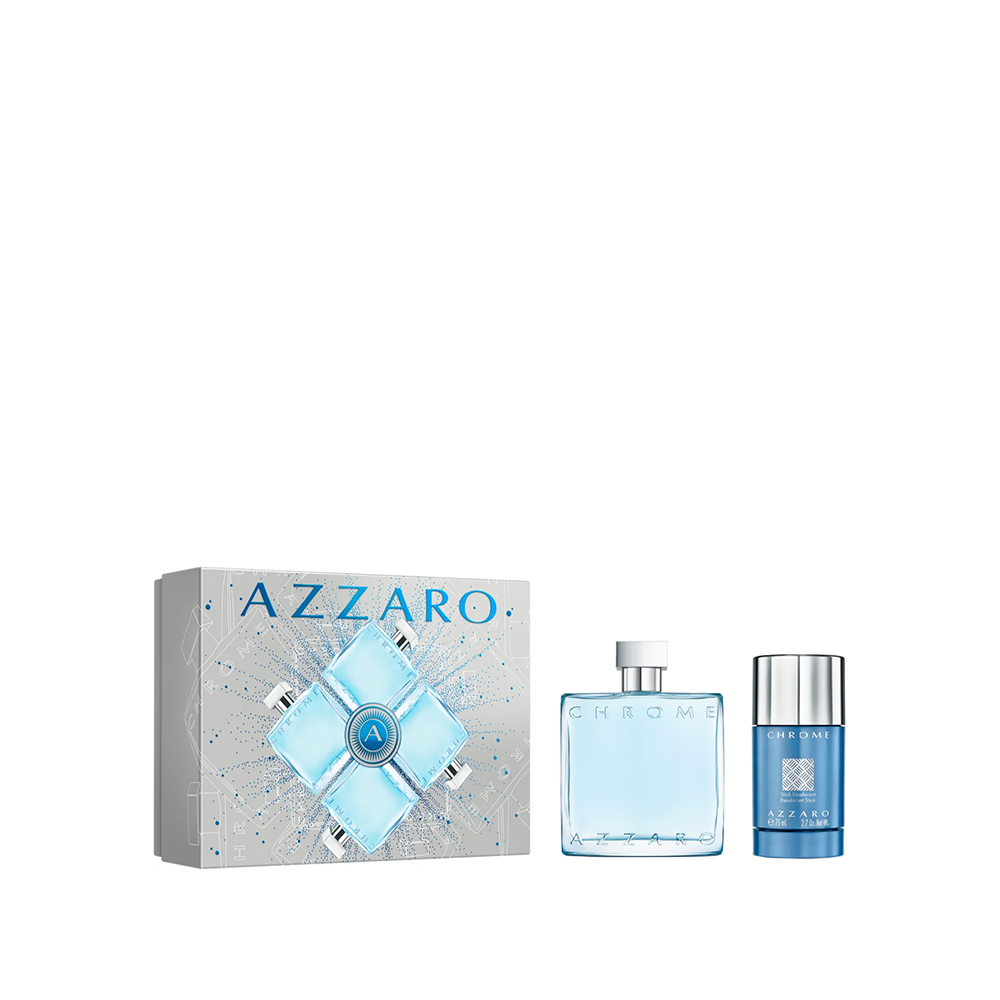 Set Azzaro Chrome 2 pzs