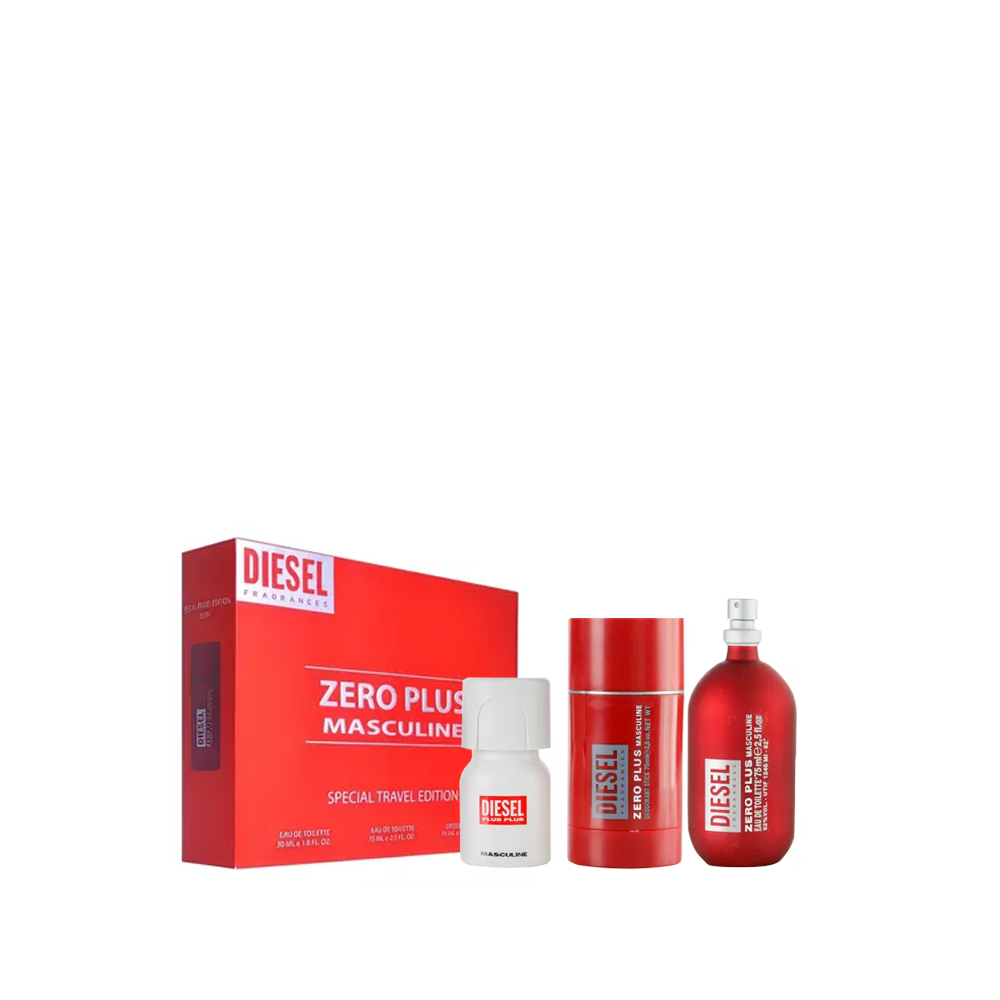 Set Diesel Zero Plus Masculine 3 pzs