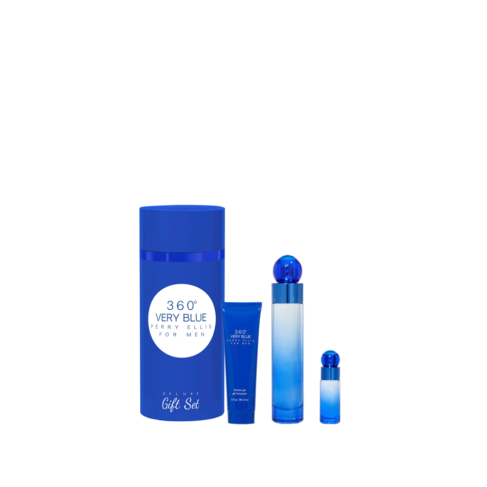 Set Perry Ellis 360 Very Blue 3 pzs